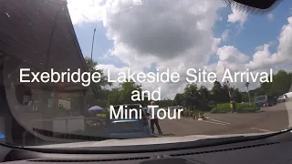 Exebridge Lakeside Caravan and Motorhome Club Site - Site Arrival and Mini Tour