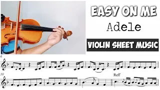 Easy On Me - Adele [Violin Sheet Music]