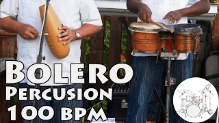 Play along drums bolero 100 bpm :: Batería Para Tocar bolero 100 bpm