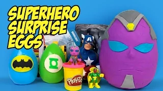 Avengers Toys Superhero Play-Doh Surprise Eggs! by KidCity