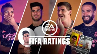 😂 Asensio, Carvajal, Casemiro & Courtois play HILARIOUS FIFA 21 ratings game!