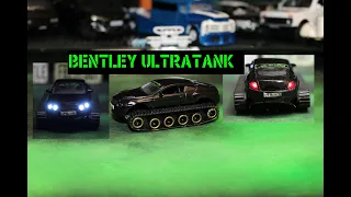 WELLY 1:60 Bentley Continental Supersports Ultratank.Working Headlights