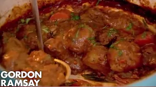 Beef & Ale Stew with Mustard Dumplings | Gordon Ramsay