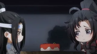 《魔道祖师Q The Founder of Diabolism Q》 特别篇|蓝湛亲手做了火锅底料蛋糕，给魏婴过生日