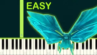 MOTHRA´S SONG - EASY Piano Tutorial