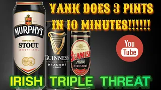 GUINNESS, MURPHYS, BEAMISH 3 Iconic Irish Stouts