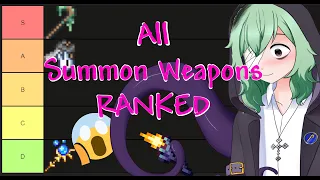 Terraria ALL Summon Weapons TIER LIST (1.4.4.9)