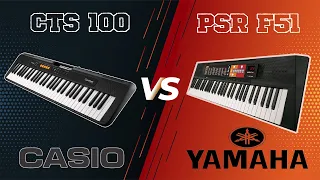 YAMAHA PSR F51 VS CASIO CTS100 [TEST AND REVIEW]