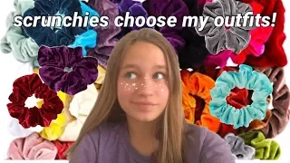 SCRUNCHIES choose my outfits for a WEEK (at school)!