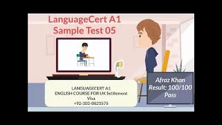 LANGUAGECERT SELT A1 SAMPLE TEST 5