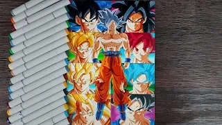 Drawing Son Goku