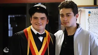 Quinn Hughes Surprises Fan at Graduation