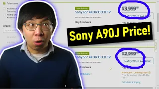 Sony A90J Pre-order Price Published! Are You Tempted by 83-inch A90J OLED TV?