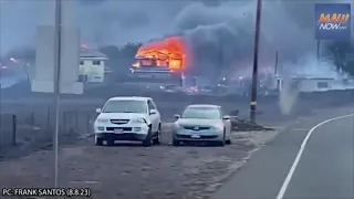 Видео: крупный лесной пожар уничтожил город Лахайна на Гавайях