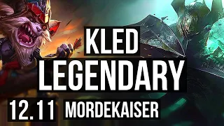 KLED vs MORDE (TOP) | 10/1/8, 1.9M mastery, Legendary, 700+ games | NA Diamond | 12.11