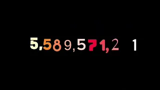 Numbers with sound effects 1 to 1 Decillion