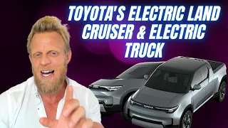 Toyota reveal impressive electric ute / pick-up and electric Land Cruiser