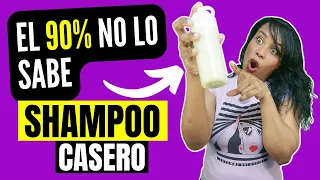 Como Hacer SHAMPOO CASERO Con Pocos Ingredientes Muy Rápido y Fácil