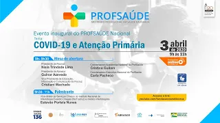 Evento inaugural do PROFSAÚDE Nacional