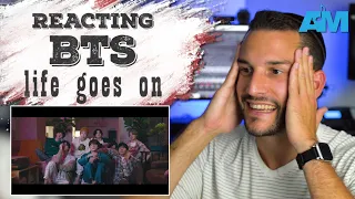 VOCAL COACH reacts to BTS singing LIFE GOES ON