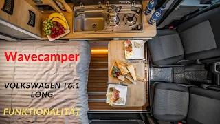 Wavecamper Volkswagen T6.1 Long - FUNKTIONALITÄT (de)