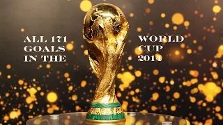 All 171 Goals In The World Cup 2014 ● HD