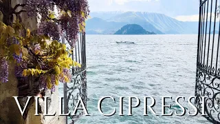Visiting VILLA CIPRESSI Lake Como / wisteria in full bloom