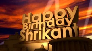 Happy Birthday Shrikant