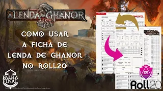 A Lenda de Ghanor no Roll20