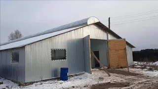 Реконструкция,строительство фермы./Reconstruction, construction of a farm.