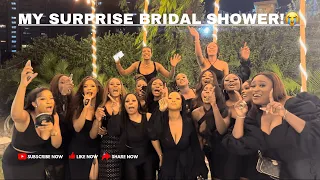 VLOG: MY PERFECT AND EMOTIONAL SURPRISE BRIDAL SHOWER, I CRIED | Fun bridal shower games ideas