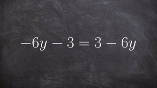 Solving a linear equation when there is no solution