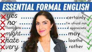 Essential Formal English Vocabulary and Expressions- A MUST WATCH!