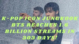 Hitting! BTS' Jungkook's song reaches 1.6 billion streams in less than a year