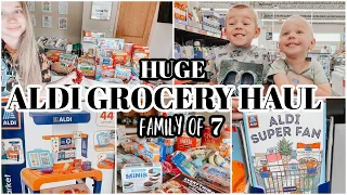 *NEW* $160 Aldi Haul - Family Of 7! AMAZING ALDI FINDS!