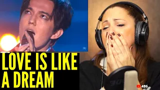 DIMASH | PORQUE NOS EMOCIONA TANTO | Love is like a dream | Vocal coach Reaction & analysis