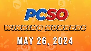 P49M Jackpot Ultra Lotto 6/58, 2D, 3D, and Superlotto 6/49 | May 26, 2024