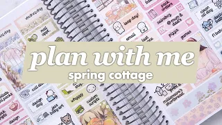 PLAN WITH ME | Spring Cottage (Plannerface) ☕️ The leap week!