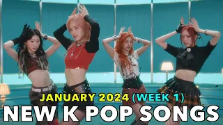 NEW K POP SONGS (JANUARY 2024 - WEEK 1) [4K]