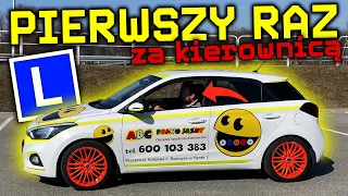 JAK RUSZYĆ SAMOCHODEM? PIERWSZY RAZ ZA KIEROWNICĄ!