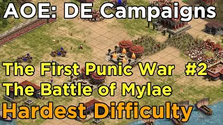 AOE:DE - The First Punic War #2 - The Battle of Mylae (Hardest)