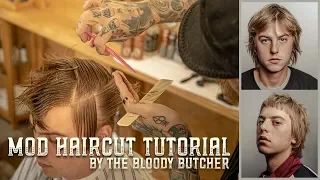 STEP BY STEP: Shaggy layers, texturised, men's longer haircut.