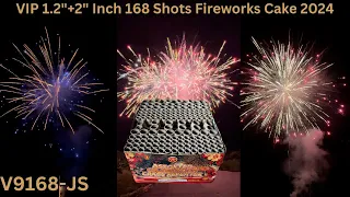 VIP 1.2"+2" Inch 168 Shots ASSORED CELEBRATION CAKE REPEATER 2024 | 混合168发 喜气临门