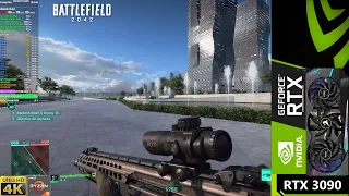 Battlefield 2042 Driver 496.76 Ultra Settings, Ray Tracing 4K DLSS  | RTX 3090 | Ryzen 9 5950X