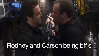 Rodney McKay and Dr Beckett being bff’s for 14 minutes straight