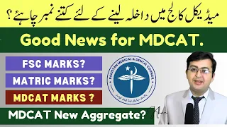 Good News For MDCAT 2024 - Fsc Marks vs MDCAT Marks || New Aggregate Formula