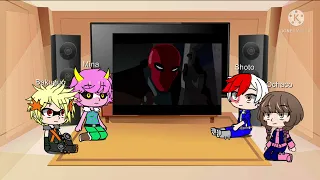 May reacts to Deku as Red Hood (from real batman movie)