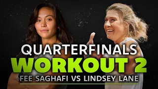 CrossFit Born Primitive Quarterfinals | Test 4 (Workout 2) | Fee Saghafi & Lindsey Lane