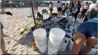 Собираем МУСОР на ПЛЯЖЕ в МАЙАМИ | collecting trash on the beach in #miami #всша