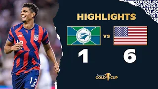 Highlights: Martinique 1-6 USA - Gold Cup 2021